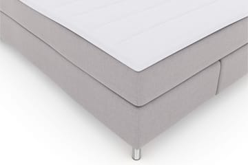 Select No 3 Kontinentalsäng 140x200 Fast - Ljusgrå/Metall - Möbler - Säng - Kontinentalsäng