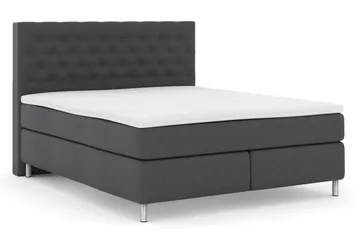 Select No 3 Kontinentalsäng 180x200 Fast - Mörkgrå/Metall - Möbler - Säng - Kontinentalsäng
