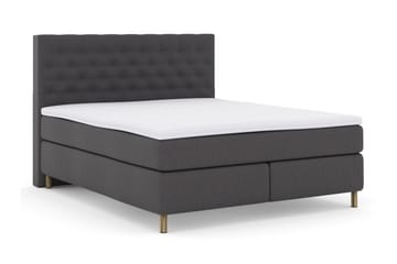 Select No 3 Kontinentalsäng 180x200 Fast/Medium - Mörkgrå/Koppar - Möbler - Säng - Kontinentalsäng