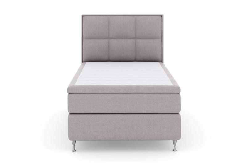 Select No 4 Komplett Sängpaket 120x200 Medium - Ljusgrå/Silver - Komplett sängpaket - Kontinentalsäng