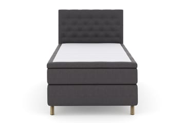 Select No 4 Komplett Sängpaket 120x200 Medium - Mörkgrå/Koppar - Möbler - Säng - Komplett sängpaket