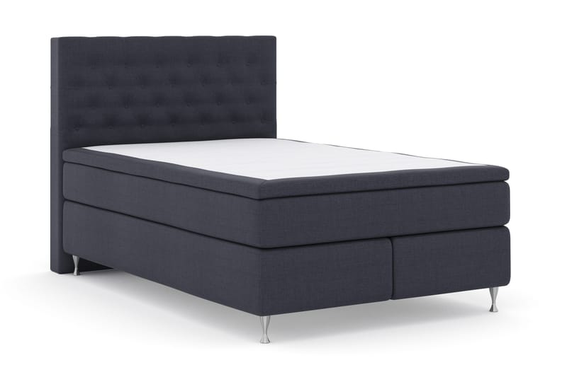 Select No 4 Komplett Sängpaket 140x200 Fast - Blå/Silver - Möbler - Säng - Komplett sängpaket