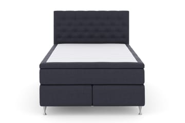 Select No 4 Komplett Sängpaket 140x200 Fast - Blå/Silver - Möbler - Säng - Komplett sängpaket