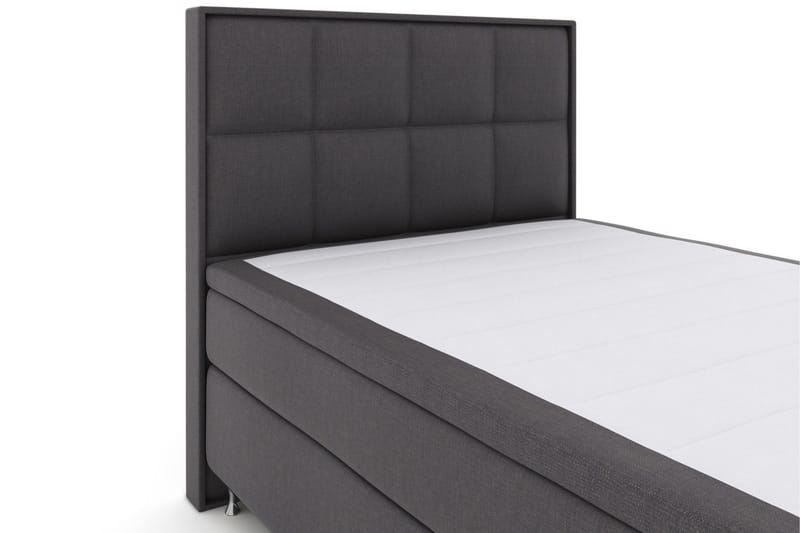 Select No 4 Komplett Sängpaket 140x200 Fast/Medium - Mörkgrå/Silver - Möbler - Säng - Komplett sängpaket