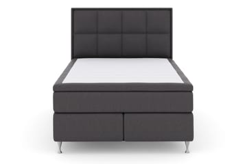 Select No 4 Komplett Sängpaket 140x200 Fast/Medium - Mörkgrå/Silver - Möbler - Säng - Komplett sängpaket
