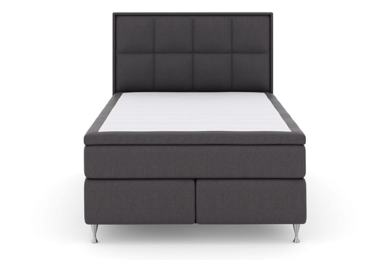 Select No 4 Komplett Sängpaket 140x200 Fast/Medium - Mörkgrå/Silver - Möbler - Säng - Komplett sängpaket
