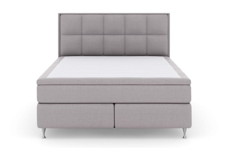 Select No 4 Komplett Sängpaket 160x200 Fast - Ljusgrå/Silver - Möbler - Säng - Komplett sängpaket
