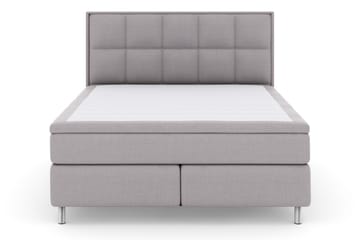 Select No 4 Komplett Sängpaket 160x200 Fast/Medium - Ljusgrå/Metall - Möbler - Säng - Komplett sängpaket