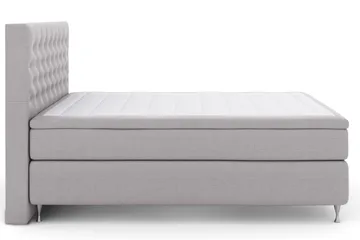 Select No 4 Komplett Sängpaket 180x200 Fast - Ljusgrå/Silver - Möbler - Säng - Komplett sängpaket