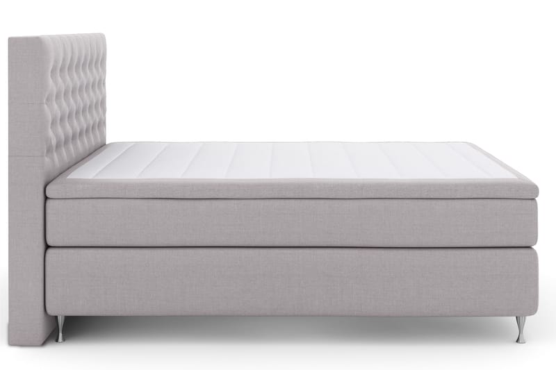 Select No 4 Komplett Sängpaket 180x200 Fast - Ljusgrå/Silver - Möbler - Säng - Komplett sängpaket