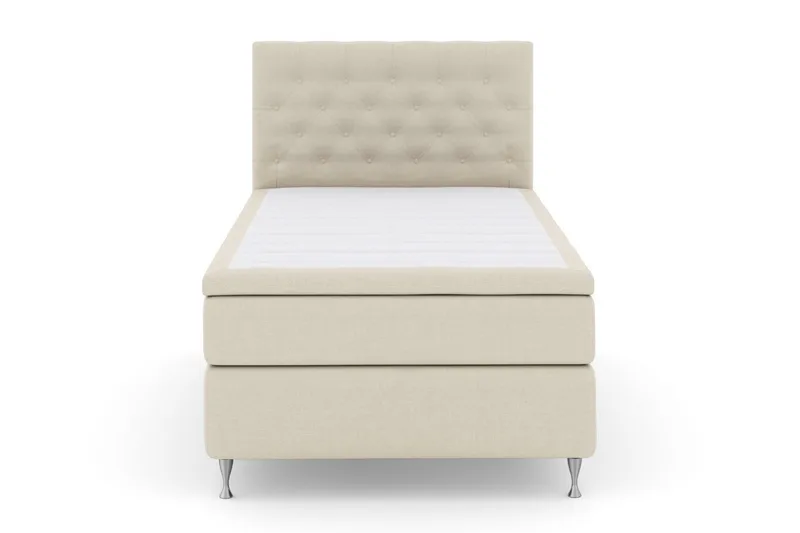 Select No 4 Kontinentalsäng 120x200 Medium, Beige/Silver