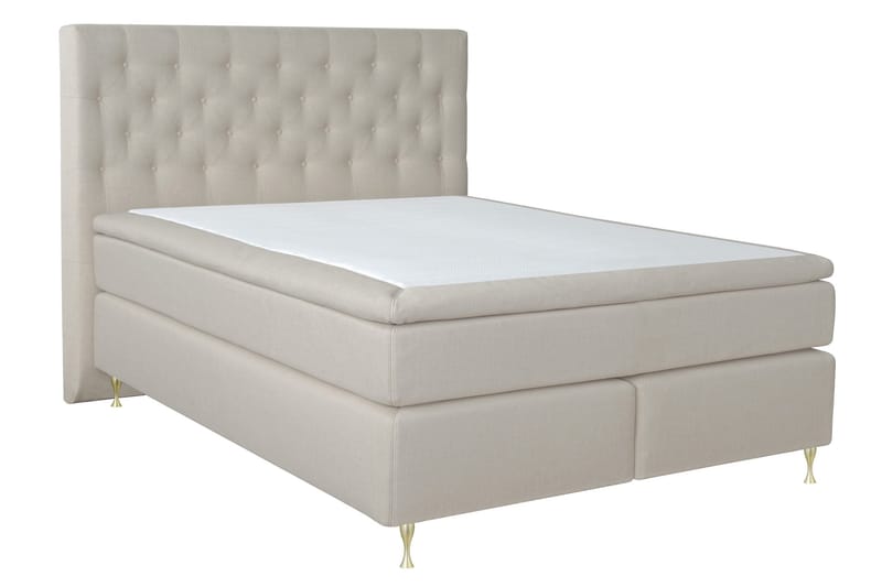 Select No 4 Kontinentalsäng 180x200 Fast - Beige/Guld - Möbler - Säng - Kontinentalsäng