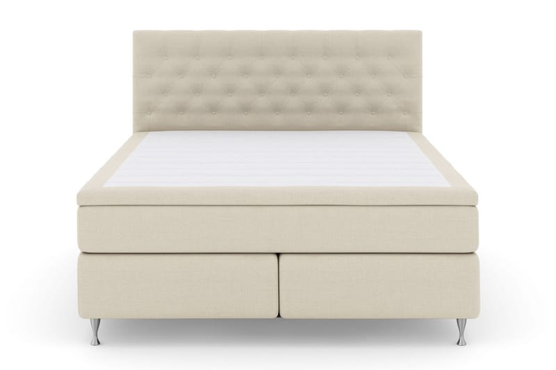 Select No 4 Kontinentalsäng 210x210 Medium, Beige/Silver