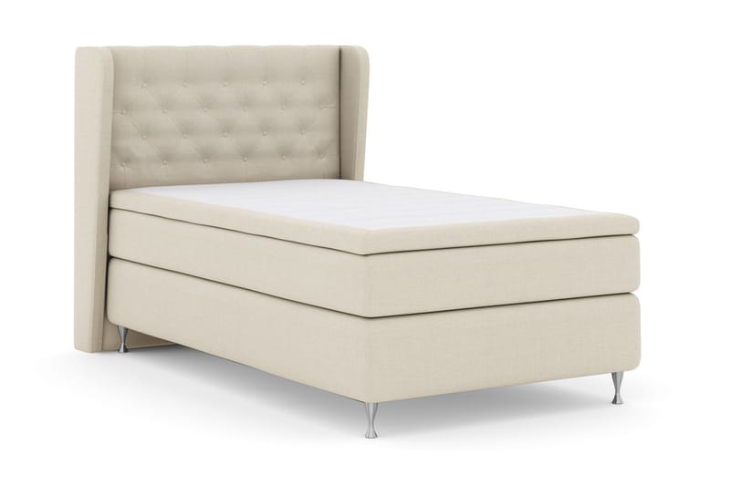 Select No 5 Komplett Sängpaket 120x200 Fast Watergel - Beige/Silver - Möbler - Säng - Komplett sängpaket