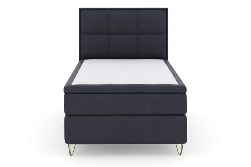 Select No 5 Komplett Sängpaket 120x200 Fast Watergel, Blå/Metall V-form