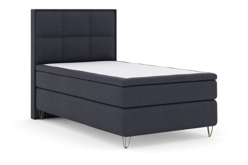 Select No 5 Komplett Sängpaket 120x200 Fast Watergel - Blå/Metall V-form - Möbler - Säng - Komplett sängpaket