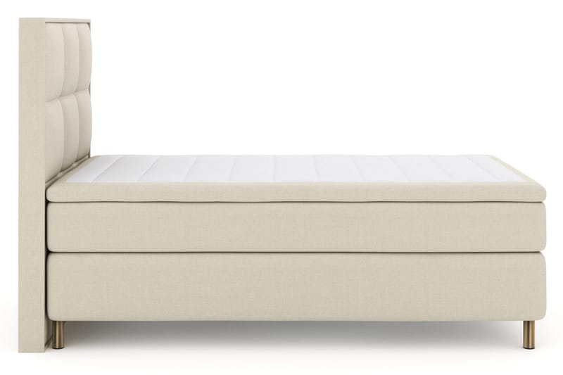 Select No 5 Komplett Sängpaket 120x200 Medium Latex, Beige/Koppar