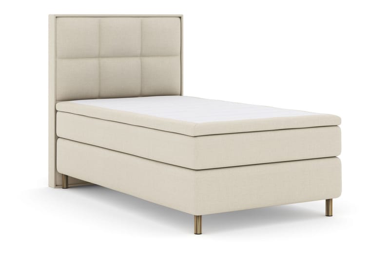 Select No 5 Komplett Sängpaket 120x200 Medium Latex - Beige/Koppar - Möbler - Säng - Komplett sängpaket