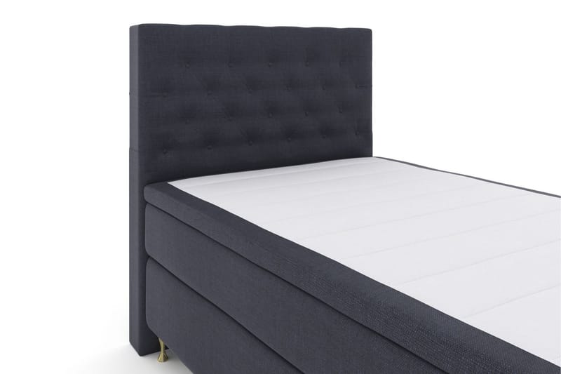 Select No 5 Komplett Sängpaket 120x200 Medium Latex - Blå/Guld - Möbler - Säng - Komplett sängpaket