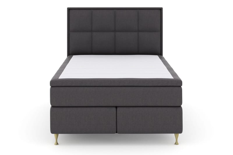 Select No 5 Komplett Sängpaket 140x200 Fast/Medium Watergel - Mörkgrå/Guld - Möbler - Säng - Komplett sängpaket