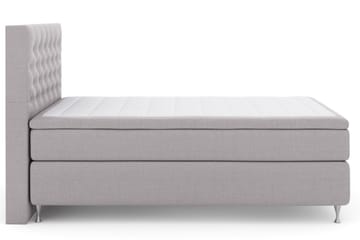 Select No 5 Komplett Sängpaket 140x200 Medium Latex - Ljusgrå/Silver - Möbler - Säng - Komplett sängpaket