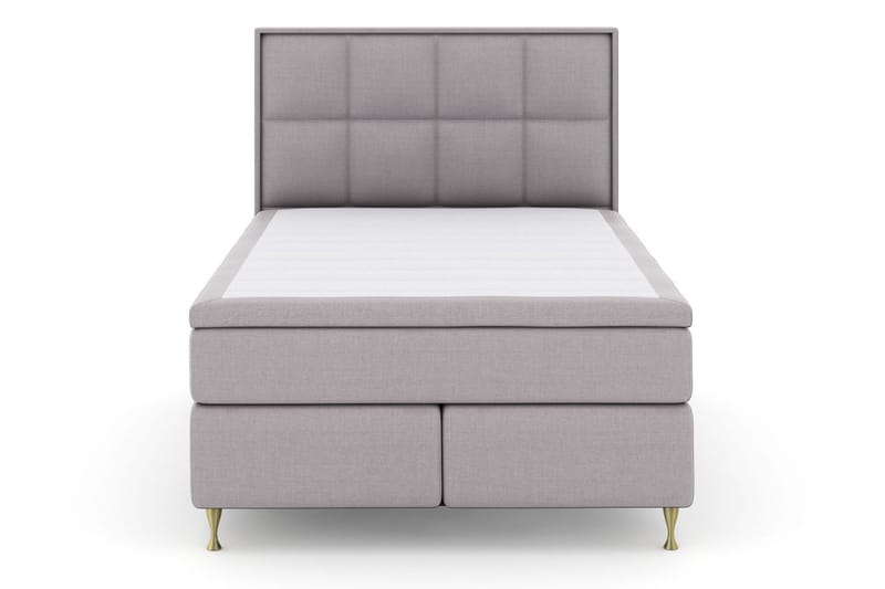 Select No 5 Komplett Sängpaket 140x200 Medium Watergel - Ljusgrå/Guld - Möbler - Säng - Komplett sängpaket