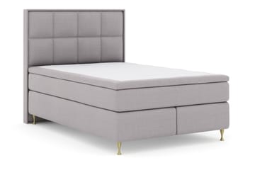 Select No 5 Komplett Sängpaket 140x200 Medium Watergel - Ljusgrå/Guld - Möbler - Säng - Komplett sängpaket