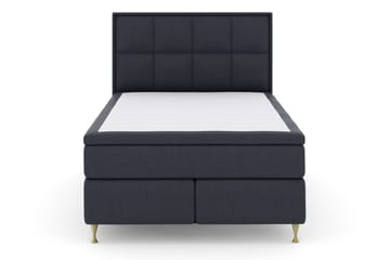 Select No 5 Komplett Sängpaket 160x200 Fast/Medium Latex - Blå/Guld - Möbler - Säng - Komplett sängpaket