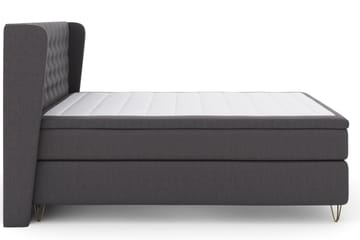 Select No 5 Komplett Sängpaket 160x200 Fast/Medium Watergel - Mörkgrå/Metall V-form - Möbler - Säng - Komplett sängpaket
