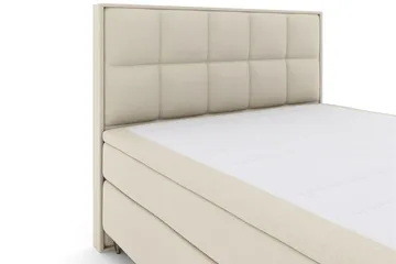 Select No 5 Komplett Sängpaket 180x200 Fast Latex - Beige/Metall V-form - Möbler - Säng - Komplett sängpaket