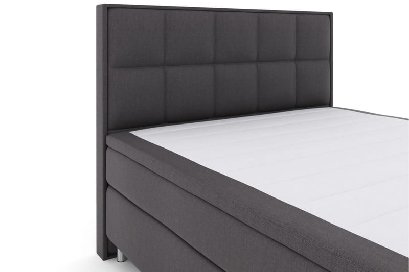 Select No 5 Komplett Sängpaket 180x200 Fast Latex - Mörkgrå/Metall - Möbler - Säng - Komplett sängpaket