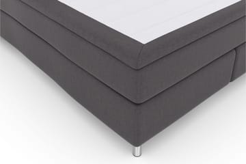 Select No 5 Komplett Sängpaket 180x200 Fast Latex - Mörkgrå/Metall - Möbler - Säng - Komplett sängpaket