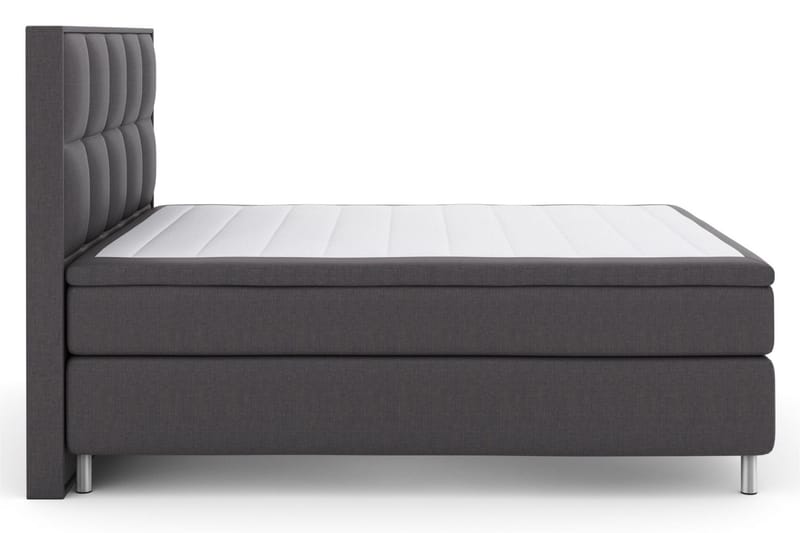 Select No 5 Komplett Sängpaket 180x200 Fast Latex - Mörkgrå/Metall - Möbler - Säng - Komplett sängpaket