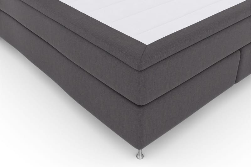 Select No 5 Komplett Sängpaket 180x200 Fast Latex - Mörkgrå/Silver - Möbler - Säng - Komplett sängpaket