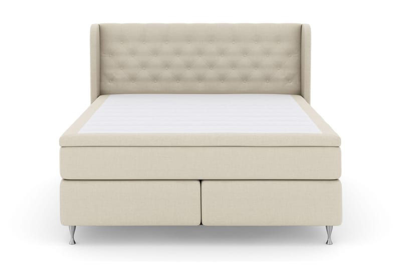 Select No 5 Komplett Sängpaket 180x200 Fast Watergel, Beige/Silver