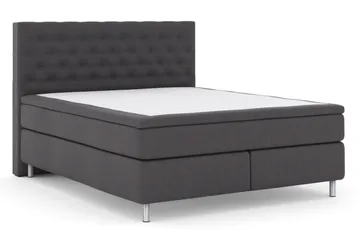 Select No 5 Komplett Sängpaket 180x200 Fast Watergel - Mörkgrå/Metall - Möbler - Säng - Komplett sängpaket