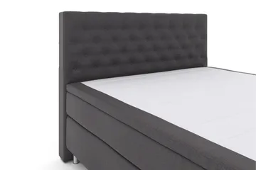 Select No 5 Komplett Sängpaket 180x200 Fast Watergel - Mörkgrå/Metall - Möbler - Säng - Komplett sängpaket