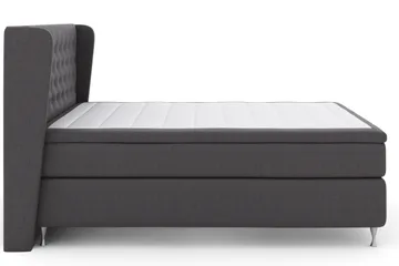 Select No 5 Komplett Sängpaket 180x200 Fast Watergel - Mörkgrå/Silver - Möbler - Säng - Komplett sängpaket