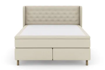 Select No 5 Komplett Sängpaket 180x200 Fast/Medium Latex - Beige/Koppar - Möbler - Säng - Komplett sängpaket
