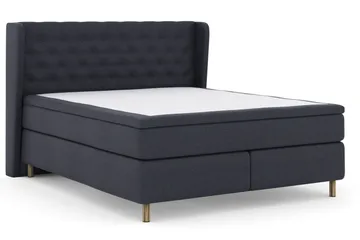 Select No 5 Komplett Sängpaket 180x200 Fast/Medium Latex - Blå/Koppar - Möbler - Säng - Komplett sängpaket