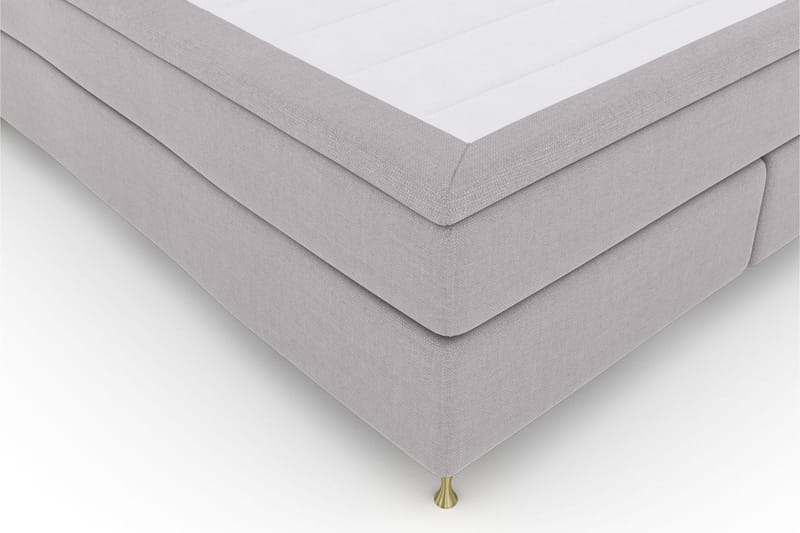 Select No 5 Komplett Sängpaket 180x200 Fast/Medium Watergel - Ljusgrå/Guld - Möbler - Säng - Komplett sängpaket