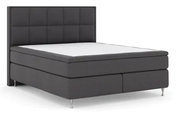 Select No 5 Komplett Sängpaket 180x200 Fast/Medium Watergel - Mörkgrå/Silver - Möbler - Säng - Komplett sängpaket