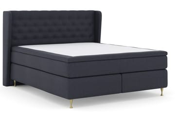 Select No 5 Komplett Sängpaket 180x200 Medium Latex - Blå/Guld - Möbler - Säng - Komplett sängpaket