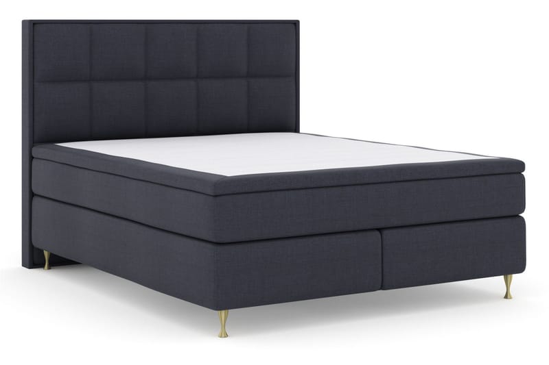 Select No 5 Komplett Sängpaket 180x200 Medium Watergel - Blå/Guld - Möbler - Säng - Komplett sängpaket