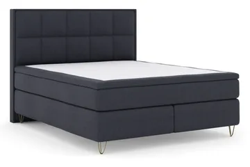Select No 5 Komplett Sängpaket 180x200 Medium Watergel - Blå/Metall V-form - Möbler - Säng - Komplett sängpaket