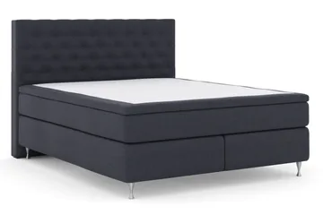 Select No 5 Komplett Sängpaket 210x210 Medium Latex - Blå/Silver - Möbler - Säng - Komplett sängpaket