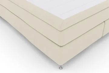 Select No 5 Kontinentalsäng 210x210 Fast Latex - Beige/Silver - Möbler - Säng - Kontinentalsäng