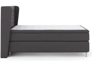 Select No 6 Komplett Sängpaket 120x200 Fast Memory/Pocket - Mörkgrå/Silver - Möbler - Säng - Komplett sängpaket
