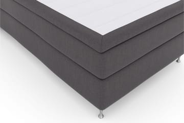 Select No 6 Komplett Sängpaket 120x200 Fast Memory/Pocket - Mörkgrå/Silver - Möbler - Säng - Komplett sängpaket