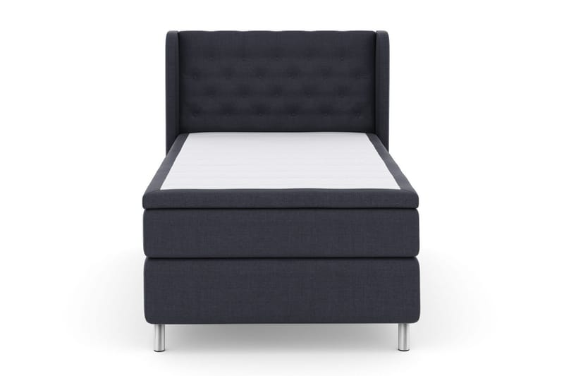 Select No 6 Komplett Sängpaket 120x200 Fast Watergel, Blå/Metall